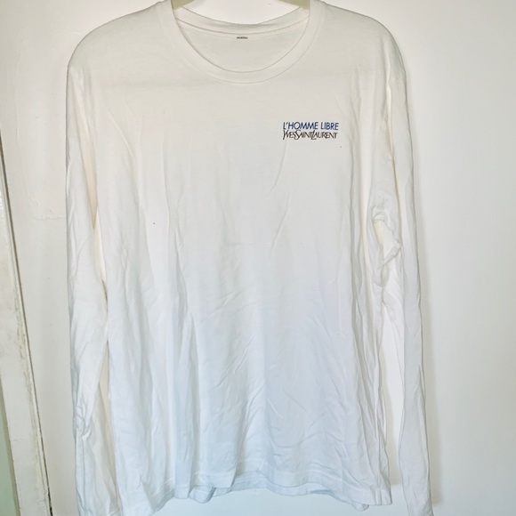 Vintage YSL Yves Saint Laurent Long Sleeve T shirt - Picture 2 of 4